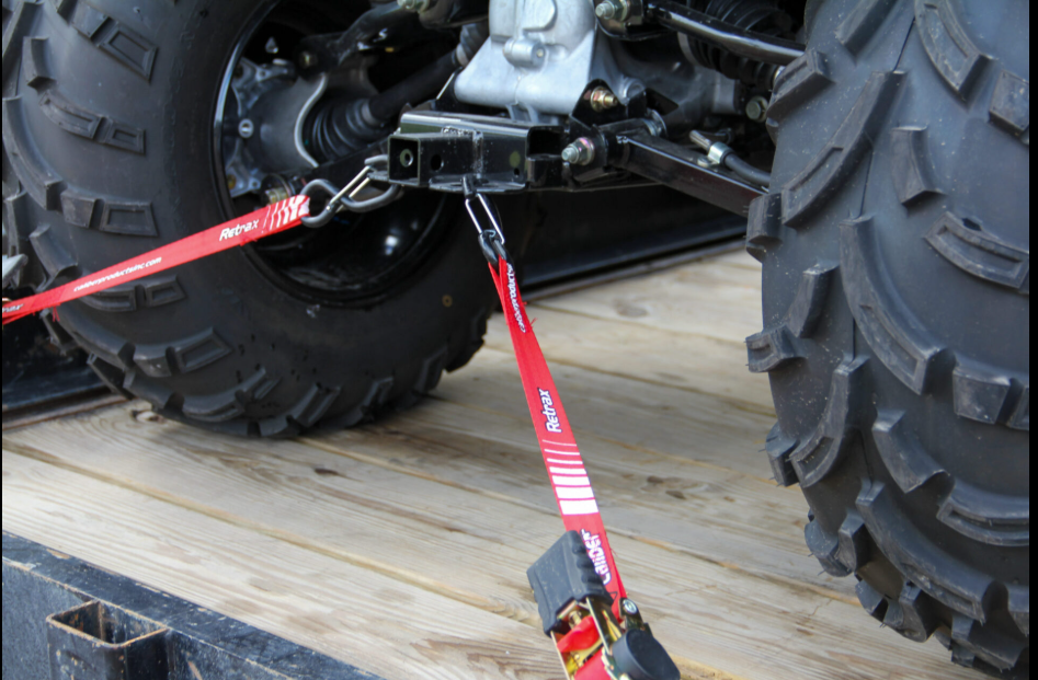 Caliber Retrax 6' Ratchet Tie Downs- 2 Pack
