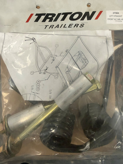 Triton Snowmobile Trailer Wishbone Tongue Spring Lift Kit- 07984
