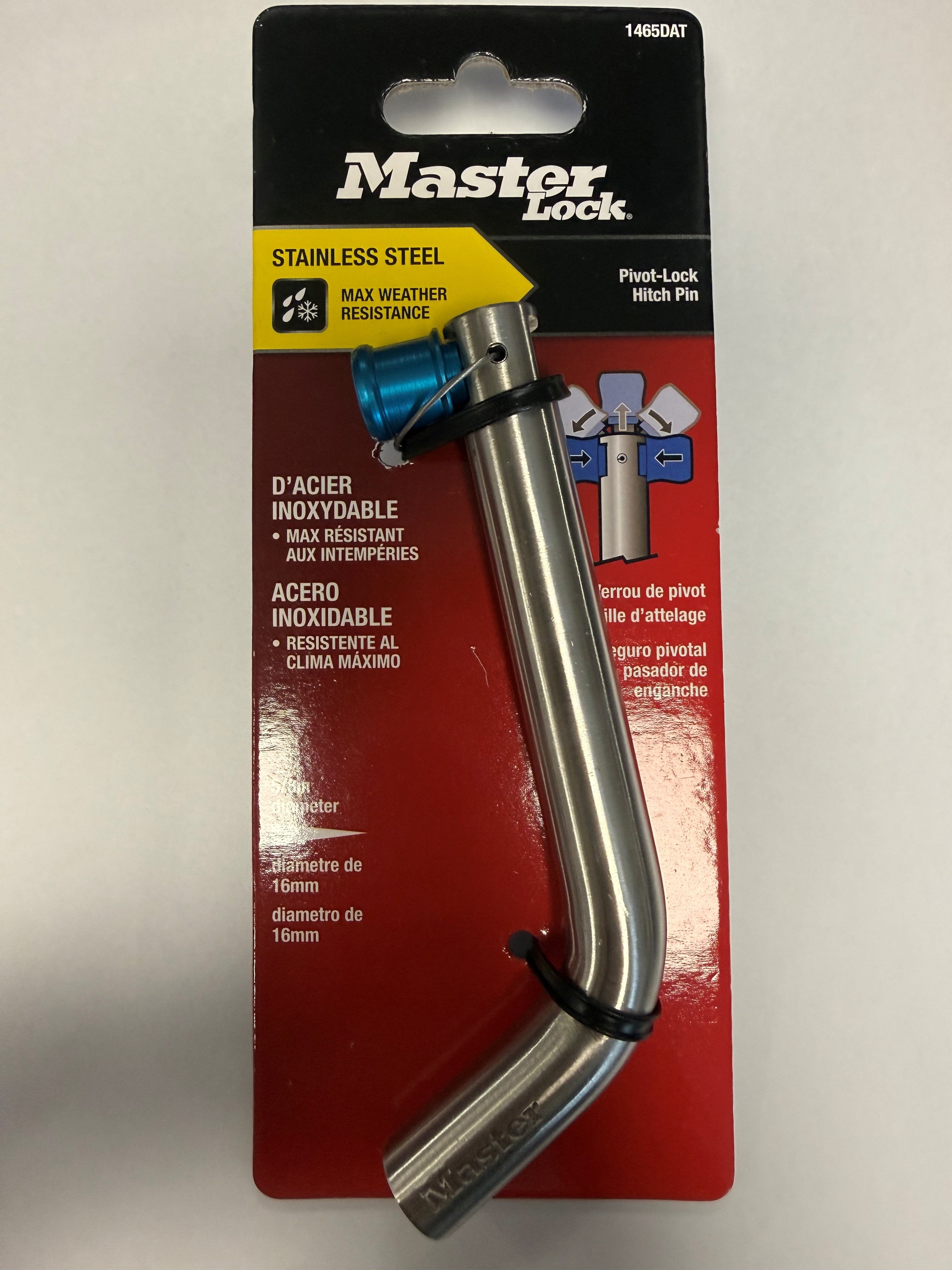 MASTER LOCK STAINLESS STEEL PIVOT-LOCK HITCH PIN