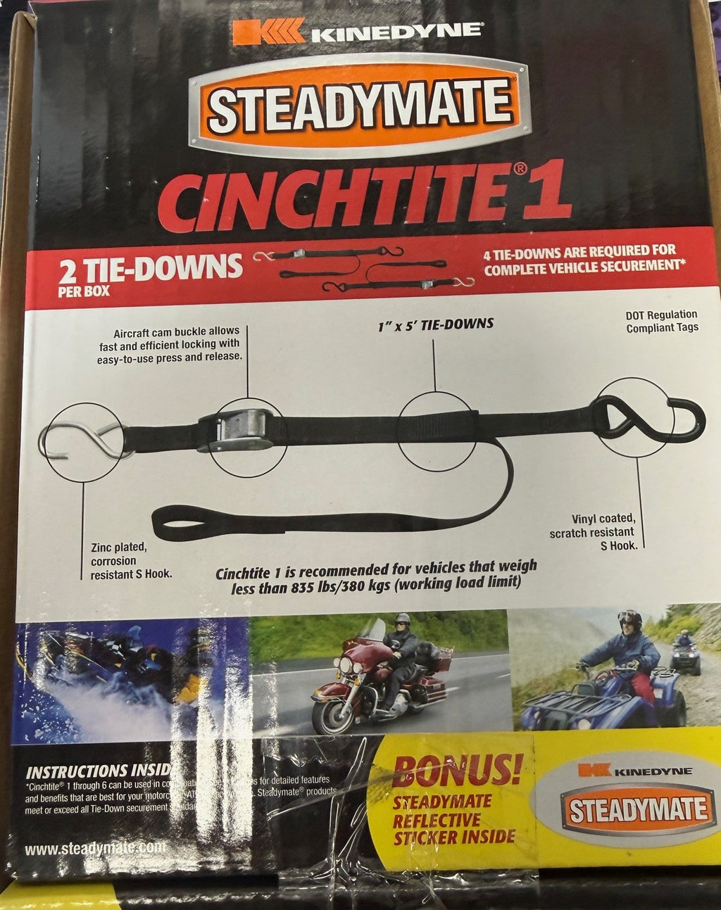 PAIR OF 1"X5' S HOOK CAM BUCKLE STRAPS