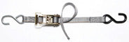 PAIR OF 1"X5' S HOOK RATCHET STRAPS