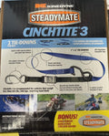 PAIR OF 1"X6' S HOOK CAM BUCKLE STRAPS
