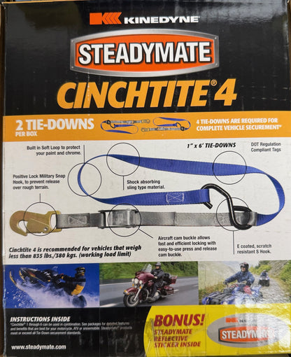 PAIR OF 1"X6' S HOOK & SNAP HOOK CAM BUCKLE STRAPS