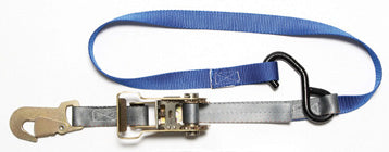 PAIR OF 1"X6' S HOOK & SNAP HOOK RATCHET STRAPS