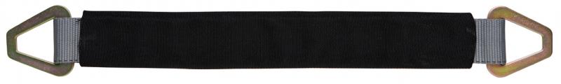 24"X2 HD FLAT D-RING AXLE STRAP WITH PROTECTIVE SLEEVE