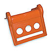 PLASTIC CORNER PROTECTOR FOR STRAPS