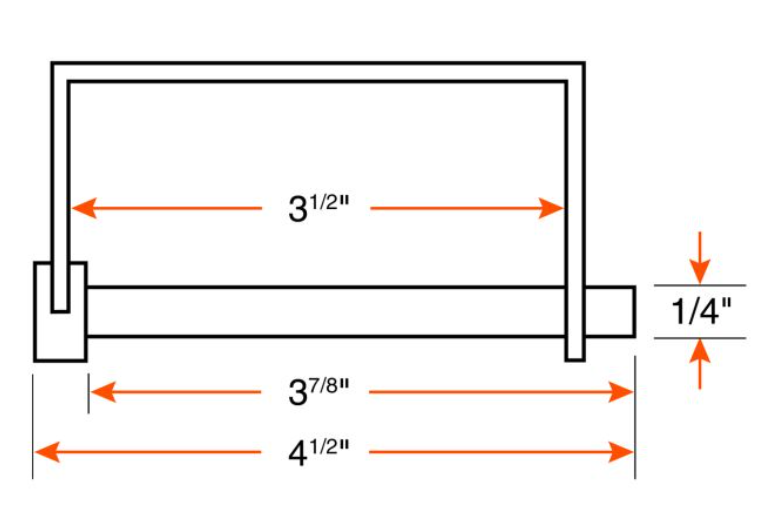 3-1/2" QUICK PIN