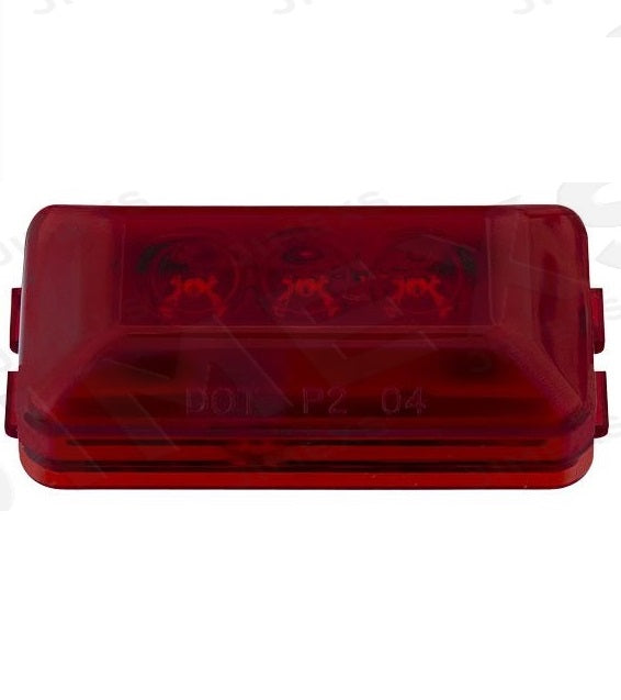 1-1/4"x2-1/2" Red LED Clearance Light