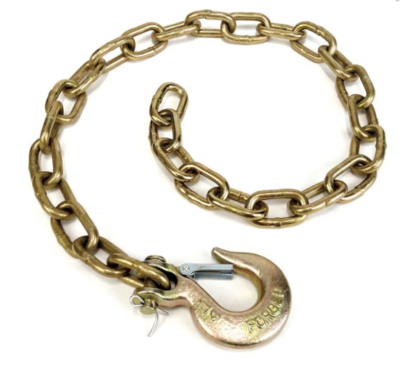 1/4" Safety Chain with Hook