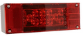 8" LED Stop/Tail/Turn Red Trailer Light