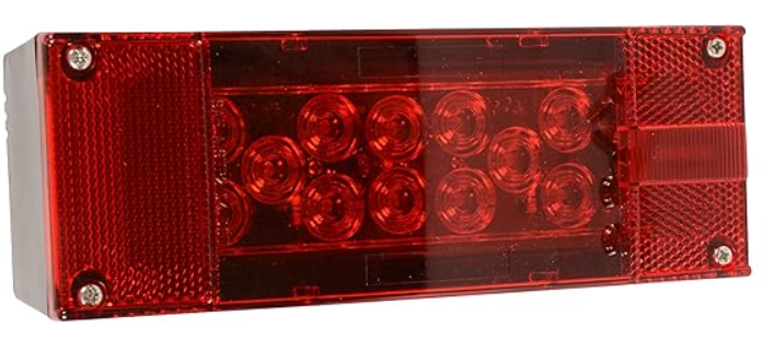 8" LED Stop/Tail/Turn Red Trailer Light