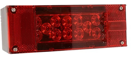 8" LED Stop/Tail/Turn Red Trailer Light