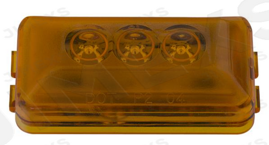1-1/4"x2-1/2" Amber LED Clearance Light
