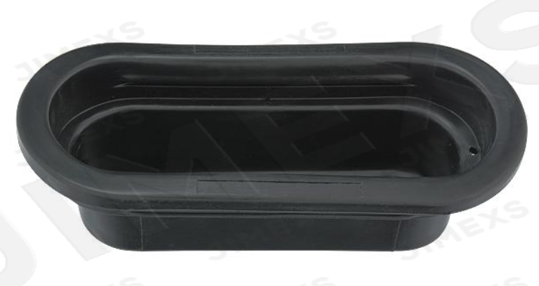 6" Rubber Light Grommet with Bottom