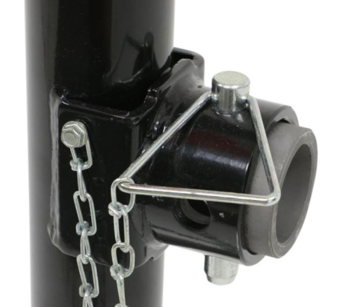 2000LB Pipe Mount Top Wind Trailer Jack