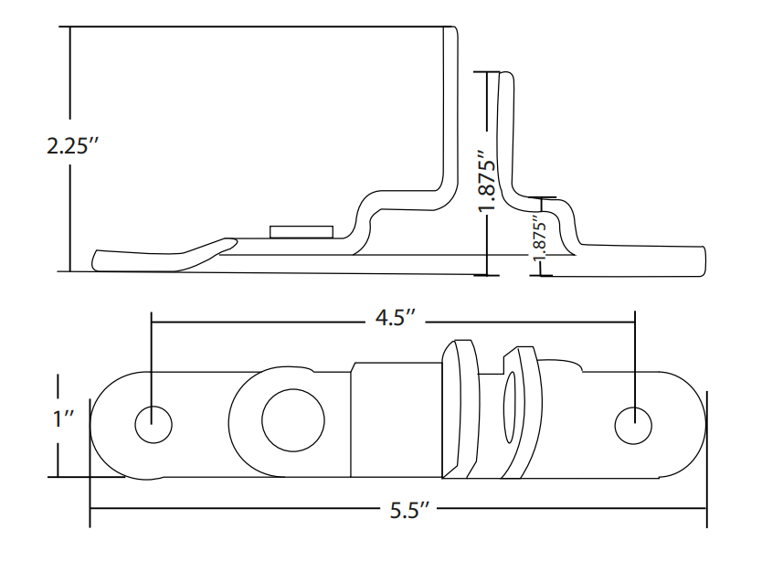 Trailer Door Hasp