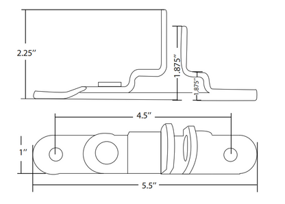 Trailer Door Hasp
