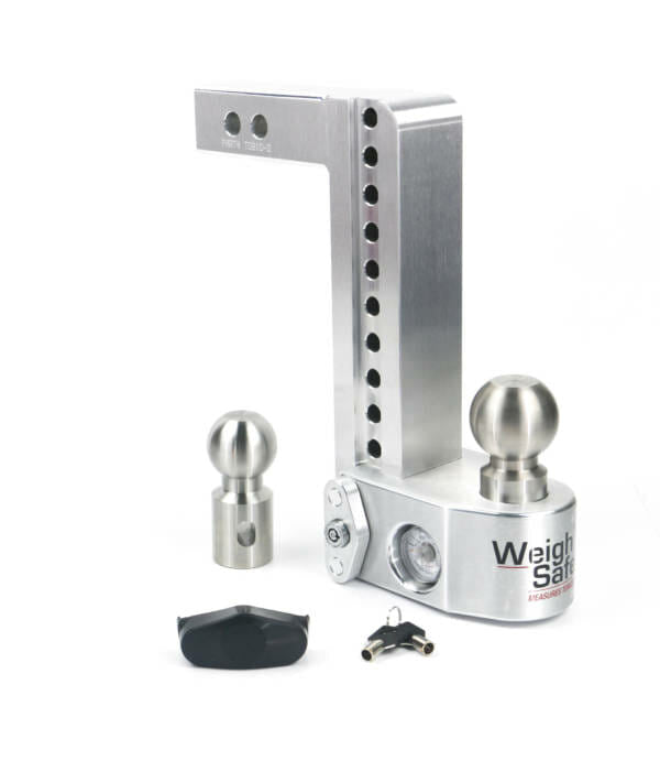Weigh Safe 180 Adjustable Trailer Hitch 2" Ball Mount