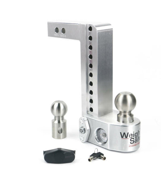Weigh Safe 180 Adjustable Trailer Hitch 2" Ball Mount