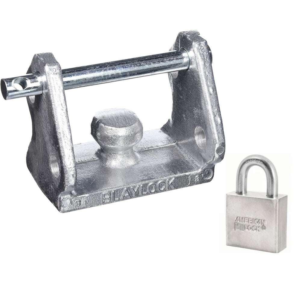 Universal Coupler Receiver Lock with Padlock
